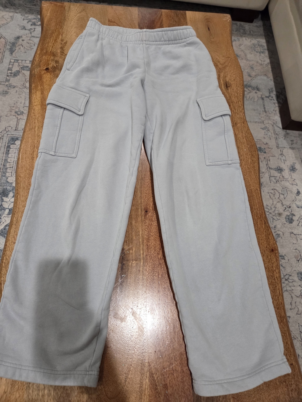 TNA light Gray Cargo Sweatpants
